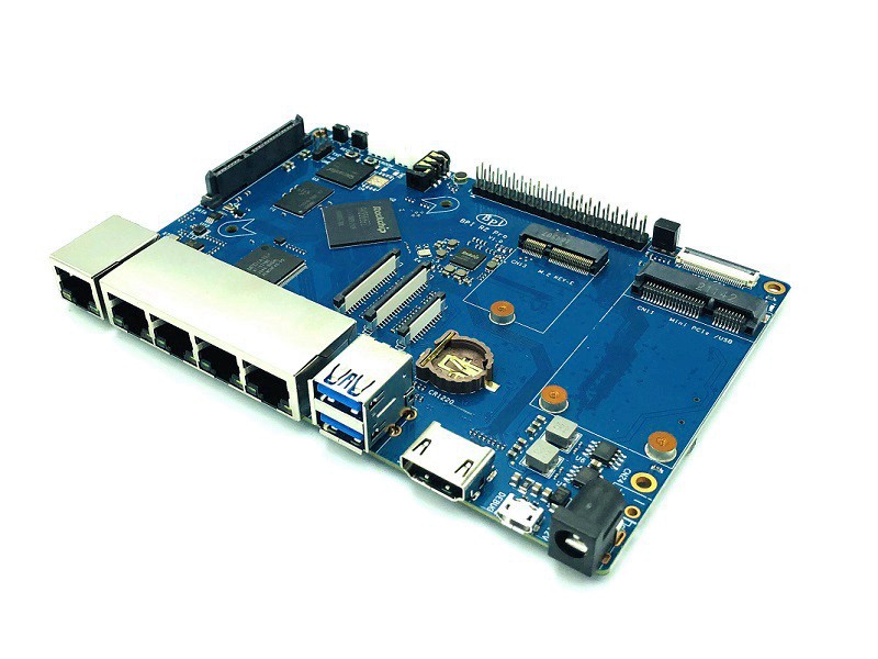 Banana Pi BPI R2 Pro Router Board With Rockchip Chip Design Banana Pi