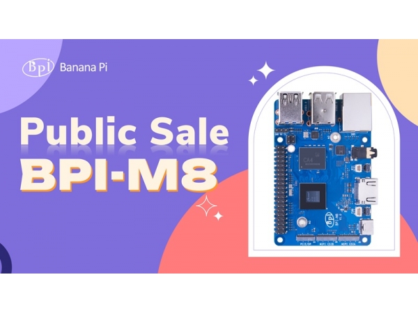 Banana Pi BPI-M8 Allwinner A733 SBC Public sale