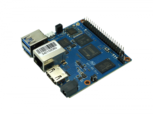 香蕉派BPI-M2 Pro单板计算机采用Amlogic S905x3 芯片方案设计,板载2G RAM 和16GB eMMC